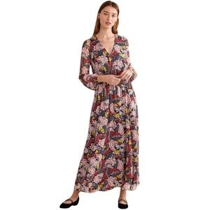 New With Tags Boden Metallic Detail Maxi Dress